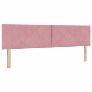 vidaXL LED huvuddyna Rosa 180 cm Konstl&auml;der