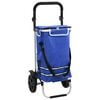 vidaXL Shoppingvagn Bl&aring; 36,5 x 46,5 x 100,5 cm Oxford tyg