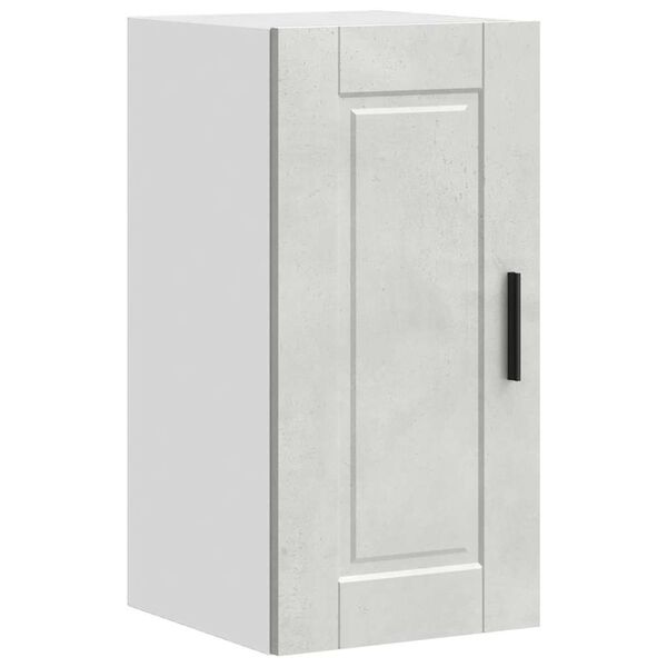 vidaXL Väggskåp för kök Porto betonggrå konstruerat trä