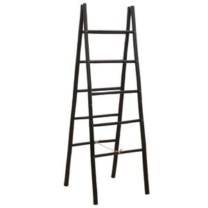 vidaXL Dubbelsidig filtstege Svart 50 x 50 x 159 cm Bambu