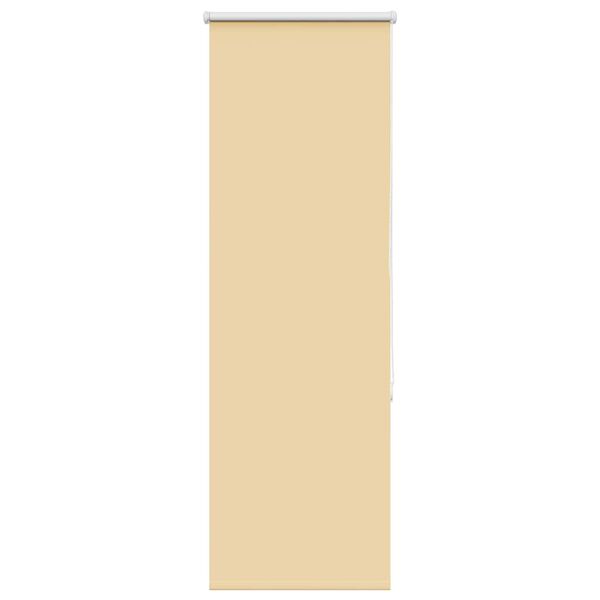 vidaXL Rullgardin m&ouml;rkl&auml;ggningsbeige 55x175 cm tyg bredd 50,7 cm