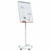 vidaXL Magnetisk whiteboard Grå och Vit 62 x 62,5 x 197 cm EPS