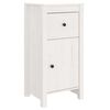 vidaXL Sk&auml;nk vit 40x35x80 cm massiv furu