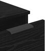 vidaXL Sideboard 3 pcs Svart Ek 181 x 30 x 70 cm Konstruerat tr&auml;