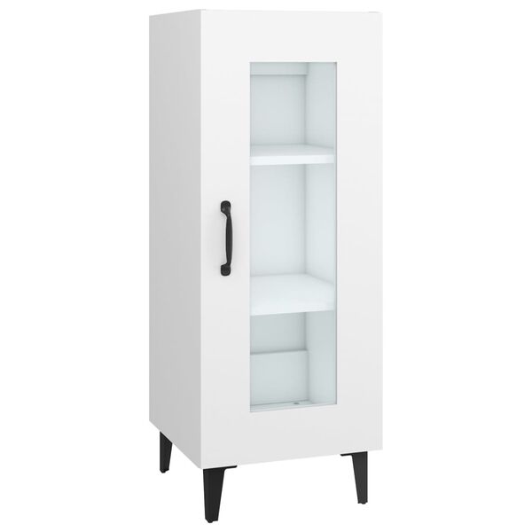 vidaXL Skåp vit 34,5x34x90 cm konstruerat trä