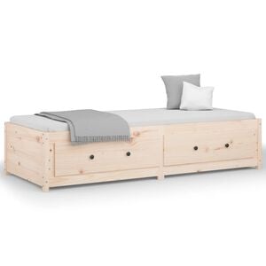 vidaXL Dagb&auml;dd 90x190 cm massiv furu