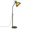 vidaXL Golvlampa 25 W flerf&auml;rgad 30x30x100-150 cm E27