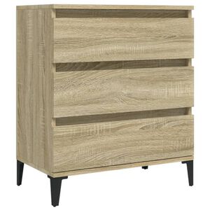 vidaXL Byr&aring; sonoma-ek 60x35x70 cm konstruerat tr&auml;