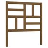 vidaXL S&auml;nggavel honungsbrun 106x4x104 cm massiv furu