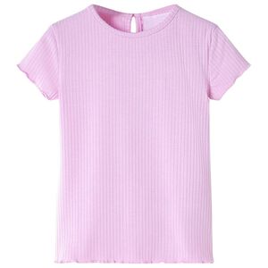 vidaXL T-shirt f&ouml;r barn ljusrosa 116