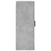 vidaXL V&auml;ggsk&aring;p betonggr&aring; 69,5x34x90 cm