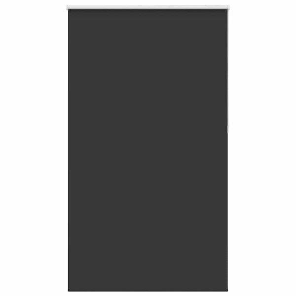 vidaXL Rullgardin m&ouml;rkl&auml;ggning svart 130x230 cm tyg bredd 126,6 cm