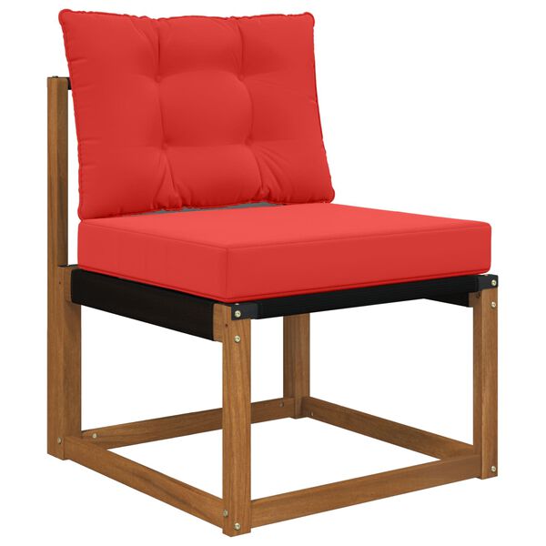 vidaXL Utomhus Soffa Kudde 2 pcs R&ouml;d Polyester