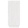 vidaXL Sk&auml;nkar 2 st vit 31,5x34x75 cm massiv furu