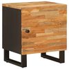 vidaXL Nattduksbord Brun 40 x 33 x 46 cm Massivt mangotr&auml;