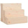 vidaXL Husdjurstrappa 40x37,5x35 cm massiv furu