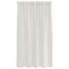 vidaXL Voile Gardin med gardiner 2 pcs Kr&auml;m 140 x 140 cm Polyester