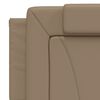 vidaXL Headboard Cushion "Viana" Cappuccino 160 cm Faux Leather