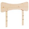 vidaXL Huvudgavel 100 cm massiv furu