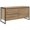 vidaXL TV-sk&aring;p 100 x 36 x 49.5 cm Artisan Ek Konstruerat tr&auml;