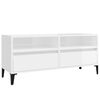 vidaXL Tv-b&auml;nk vit h&ouml;gglans 100x34,5x44,5 cm konstruerat tr&auml;
