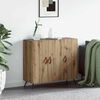 vidaXL Sideboard Artisan Ek 89,5 x 34 x 80 cm Konstruerat tr&auml;