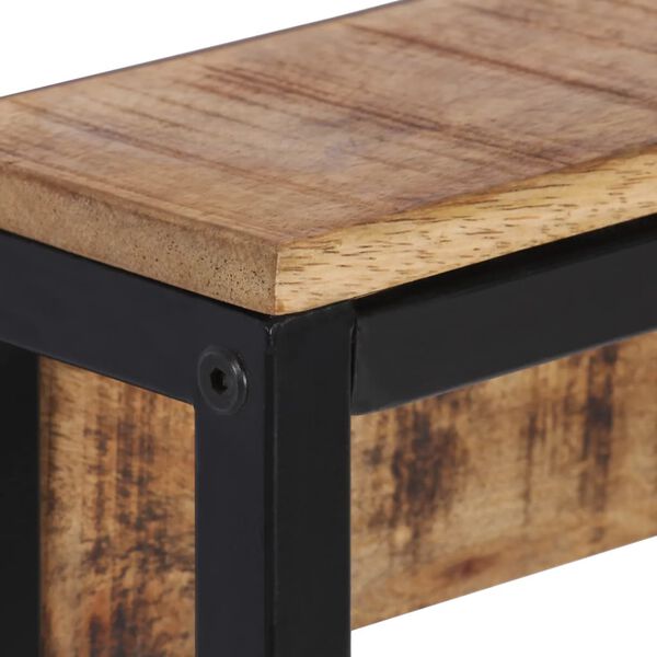 vidaXL Kl&auml;dh&auml;ngare 87x10x27 cm massivt grovt mangotr&auml;