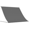 vidaXL Markis inf&auml;llbar antracit 250x150 cm tyg och st&aring;l