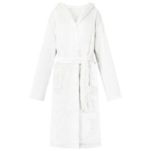 vidaXL Badr&auml;kt Hoodie Vit S Flanell