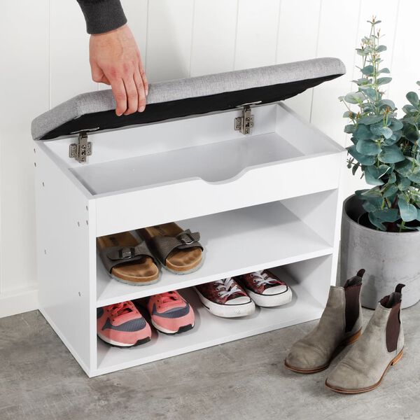 HI Skohylla med b&auml;nk kudde 60x30x45 cm