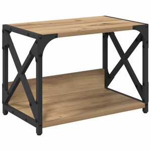 vidaXL Skrivarst&auml;ll Artisan Ek 44 x 26 x 31.5 cm Konstruerat tr&auml;