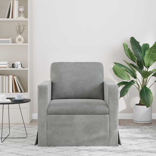 vidaXL Soffa Ljusgr&aring;