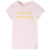 T-shirt f&ouml;r barn mild rosa 104