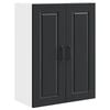 vidaXL V&auml;ggsk&aring;p PORTO Svart 60 x 31 x 80 cm Konstruerat tr&auml;