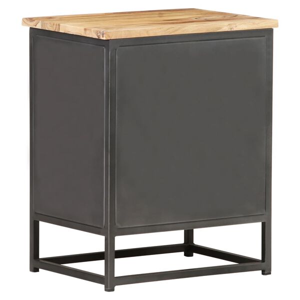 vidaXL Nattduksbord 40x30x50 cm massivt akaciaträ