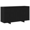 vidaXL Sideboard Svart Ek 135 x 41 x 75 cm Konstruerat tr&auml;