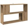 vidaXL Bokhylla artisan ek 100x24x63 cm konstruerat tr&auml;