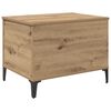 vidaXL Kaffeebord Artisan Ek 60 x 44,5 x 45 cm Konstruerat tr&auml;