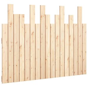 vidaXL V&auml;ggmonterad huvudgavel 108x3x80 cm massiv furu