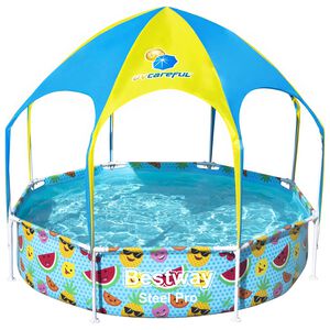 Bestway Ovanmarkspool f&ouml;r barn Steel Pro UV Careful 244x51 cm