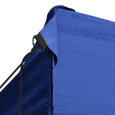 vidaXL Hopfällbart tält med 3 väggar 3x4,5 m blå