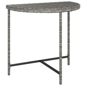 vidaXL Tr&auml;dg&aring;rdsbord gr&aring; 80x50x75 cm konstrotting