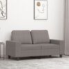 vidaXL 2-sitssoffa taupe 120 cm tyg
