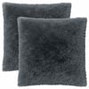 vidaXL Kudde med kudde HEERLEN 2 st Antracit PV Fleece