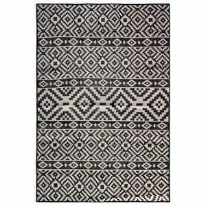 vidaXL Utomhusmatta plattv&auml;vd 120x170 cm svarta r&auml;nder