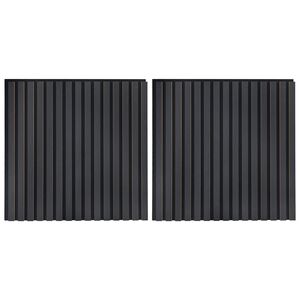 vidaXL V&auml;ggpaneler 2 st 60,5 x 60 cm Antracit