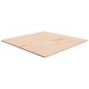 vidaXL Fyrkantig bordsskiva 90x90x1,5 cm obehandlat massiv ek