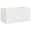 vidaXL Odlingsl&aring;da vit 62x30x29 cm st&aring;l