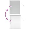 vidaXL Persienner Silver 130 x 105 cm Aluminium