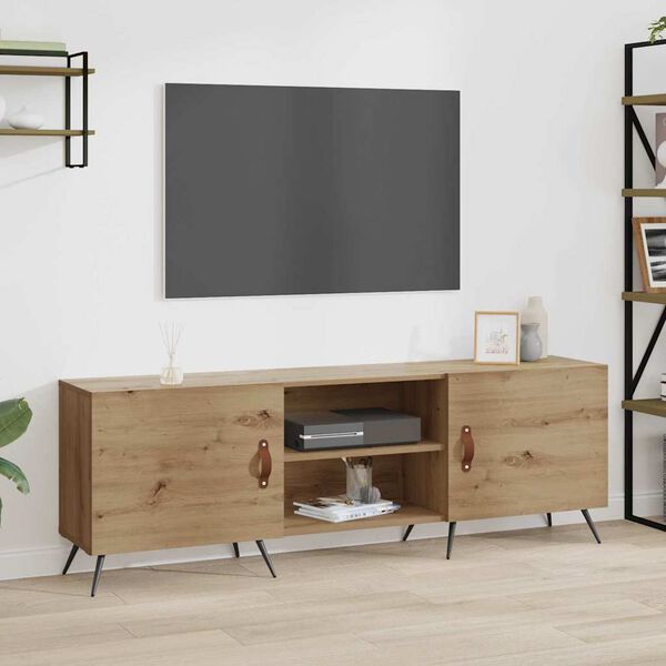 vidaXL TV-sk&aring;p artisan ek 150 x 30 x 50 cm Konstruerat tr&auml;